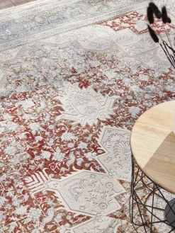 Kingfield Vintage-Teppich, Rouge