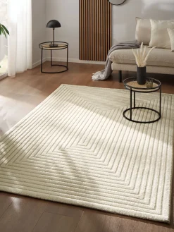 Kirkeby Moderner Teppich, Creme
