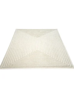 Kirkeby Moderner Teppich, Creme