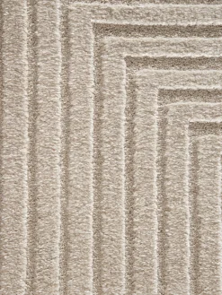 Kirkeby Moderner Teppich, Taupe