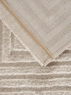 Kirkeby Moderner Teppich, Taupe