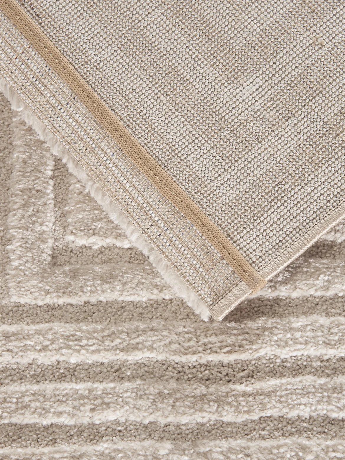 Kirkeby Moderner Teppich, Taupe