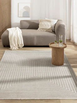 Kirkeby Moderner Teppich, Taupe