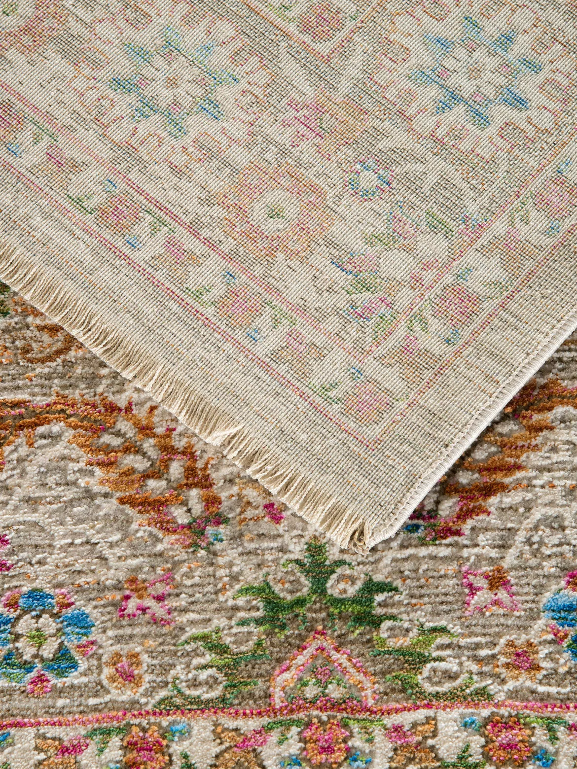 Kiroba Vintage-Teppich, Vintage Pink