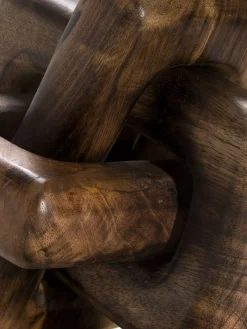 Knots Figur, Dunkelrotbraun