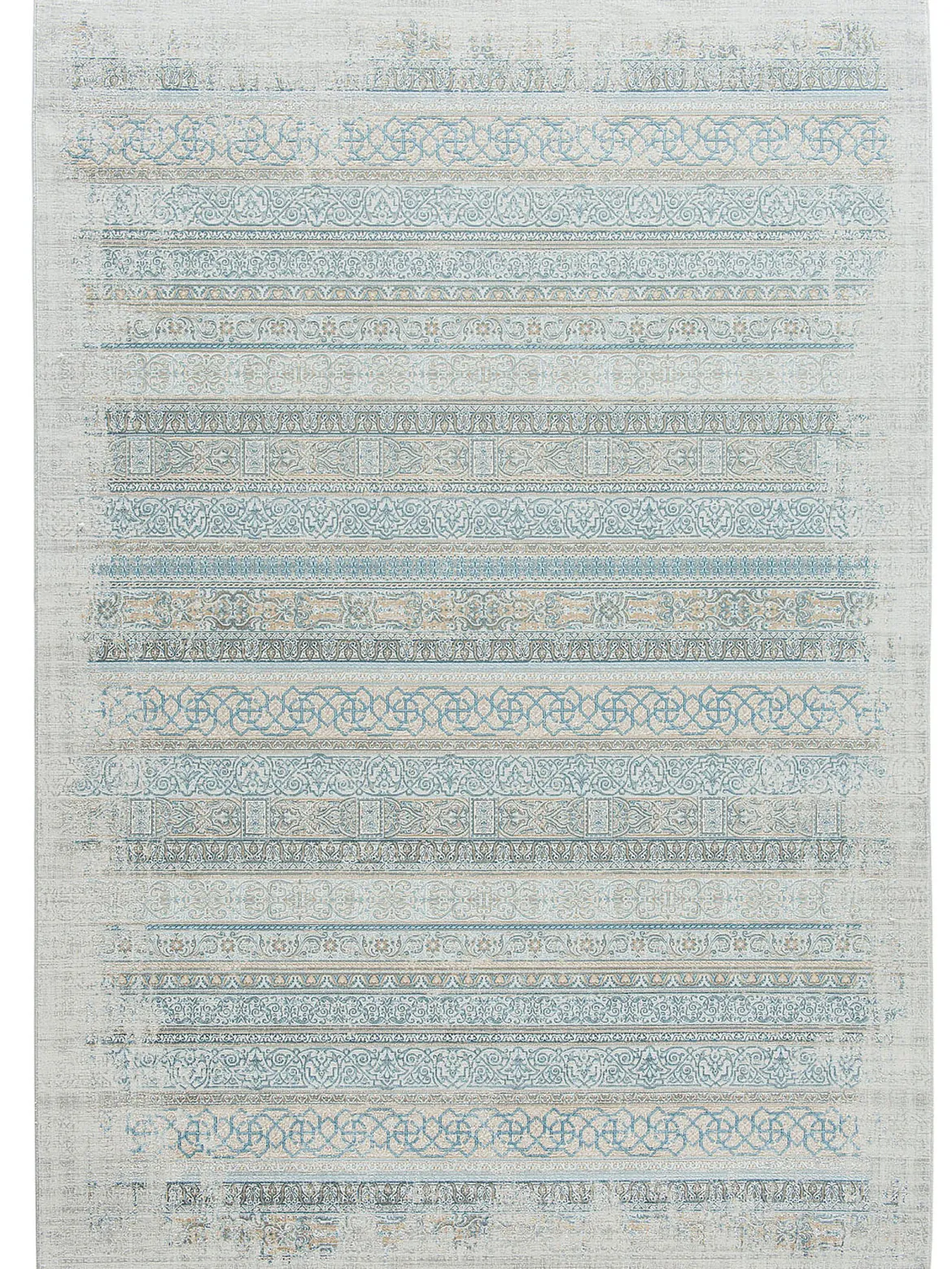 Kronos Vintage-Teppich, Aqua