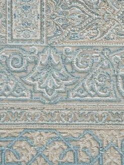 Kronos Vintage-Teppich, Aqua