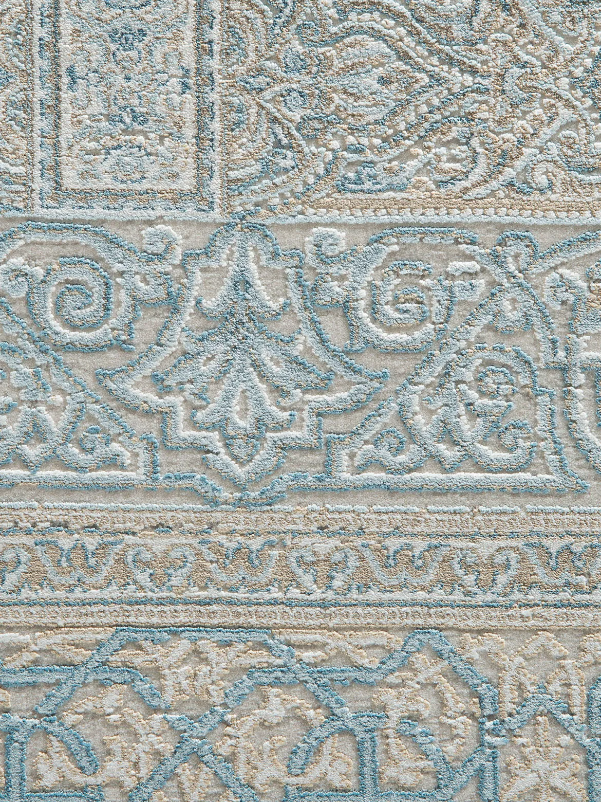 Kronos Vintage-Teppich, Aqua