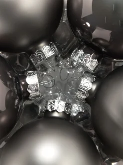Kugeln Baumschmuck, Warmgrau