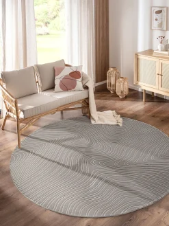 Lacanau Moderner Teppich, Silber