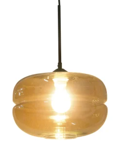 Lacona Hängeleuchte, Amber/Schwarz