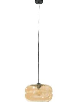 Lacona Hängeleuchte, Amber/Schwarz