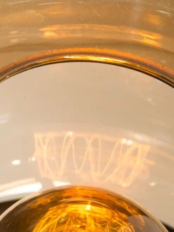 Lacona Tischleuchte, Amber/Schwarz