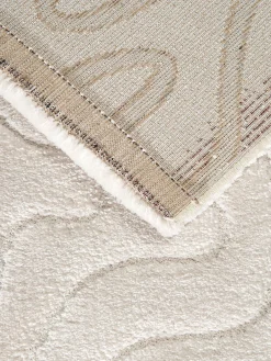 Lambari Moderner Teppich, Creme