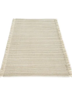 Larsbo Woll-Teppich, White