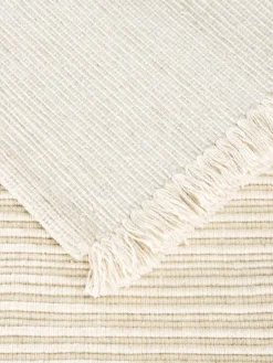 Larsbo Woll-Teppich, White