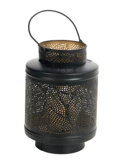 Lazarro Windlicht, Black/Gold
