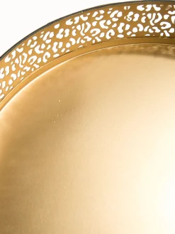 Leonis Deko-Tablett, Schwarz/Gold