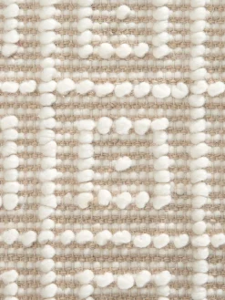 Lieksa Woll-Teppich, Creme