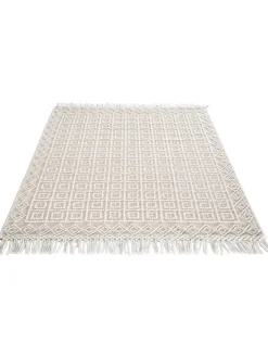 Lieksa Woll-Teppich, Creme