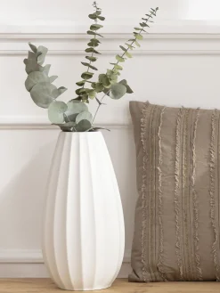 Limbica Vase, Mattweiss