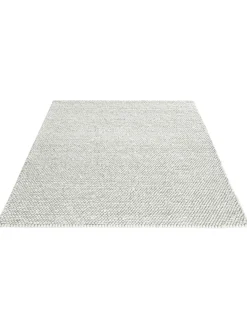 Lindesberg Woll-Teppich, White