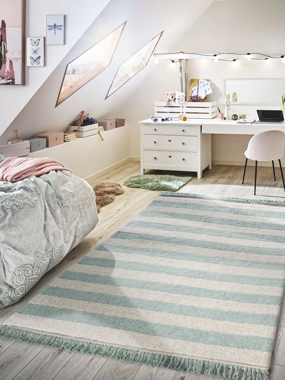 Linnea Kinder-Teppich, Mint