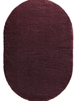 Lounge Hochflor-Teppich, Aubergine
