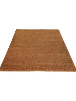 Lounge Hochflor-Teppich, Cognac