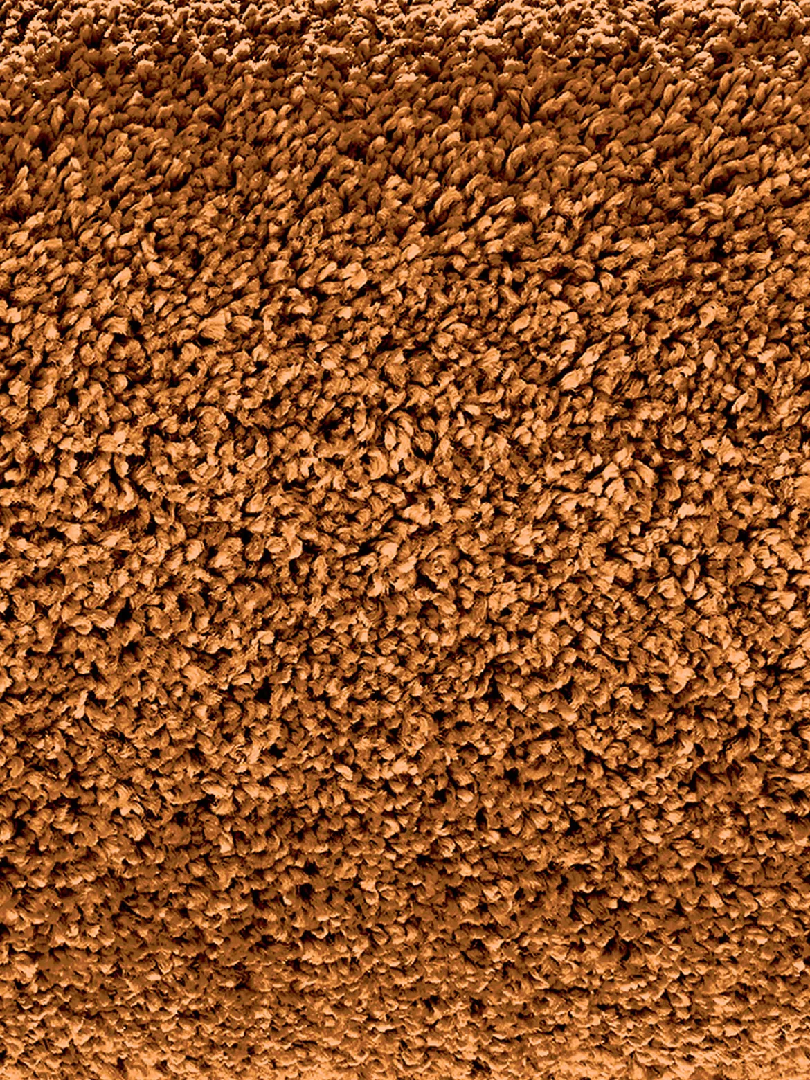 Lounge Hochflor-Teppich, Cognac