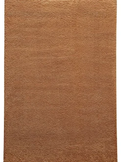 Lounge Hochflor-Teppich, Cognac