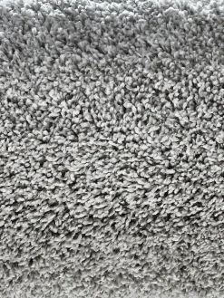 Lounge Hochflor-Teppich, Hellgrau