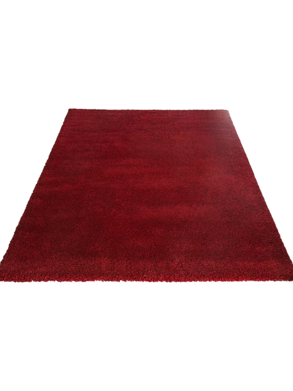 Lounge Hochflor-Teppich, Kaminrot