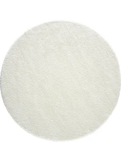 Lounge Hochflor-Teppich, Weiss
