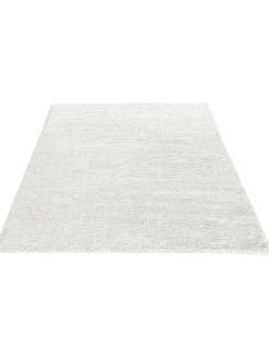 Lounge Hochflor-Teppich, Weiss