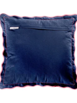 Luna Kissen, Blau/Rosa