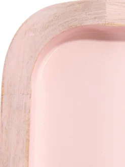 Madeira Deko-Tablett, Rosa