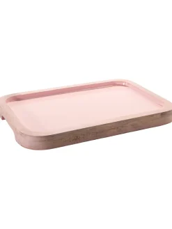 Madeira Deko-Tablett, Rosa