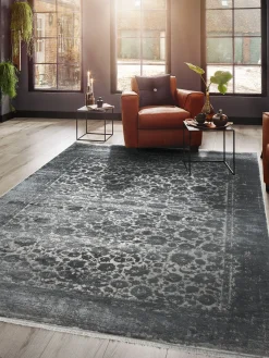Magnificence Vintage-Teppich, Silber