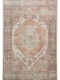 Malian Vintage-Teppich, Grün/Taupe