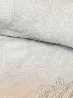 Mandala Renforcé-Bettwäsche, Altgold