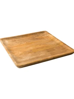 Mango Square Tray Deko-Tablett, Natur