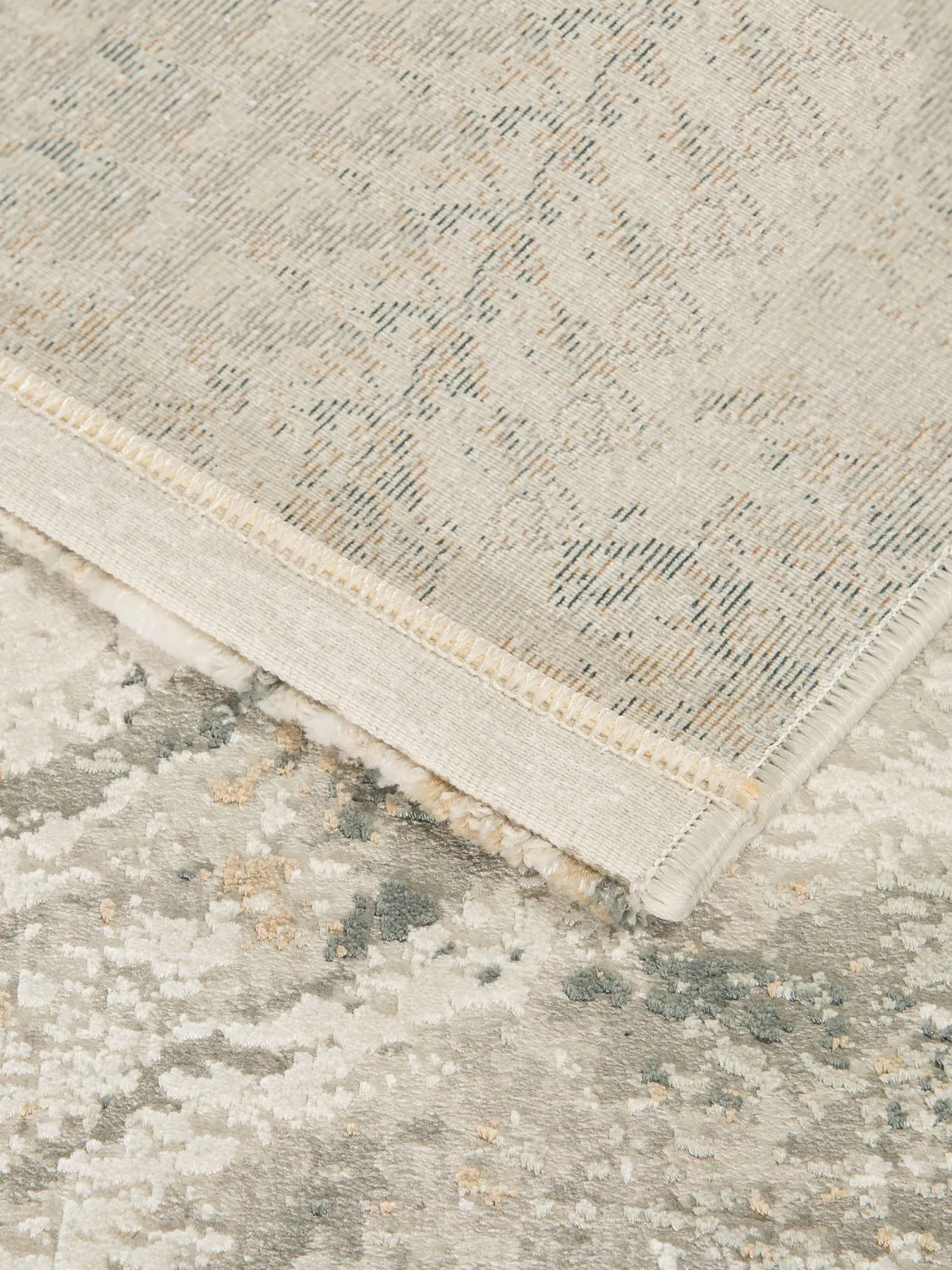 Manticao Vintage-Teppich, Antiksilber