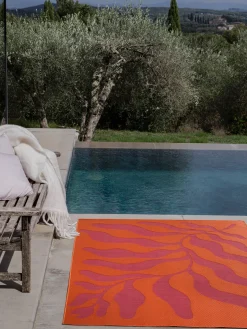 Marari Outdoor-Teppich, Orange/Rot