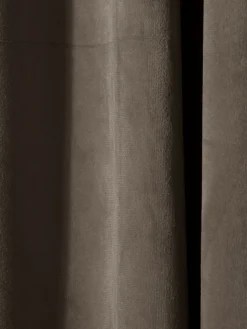 Marilana Vorhang mit Gardinenband, Taupe