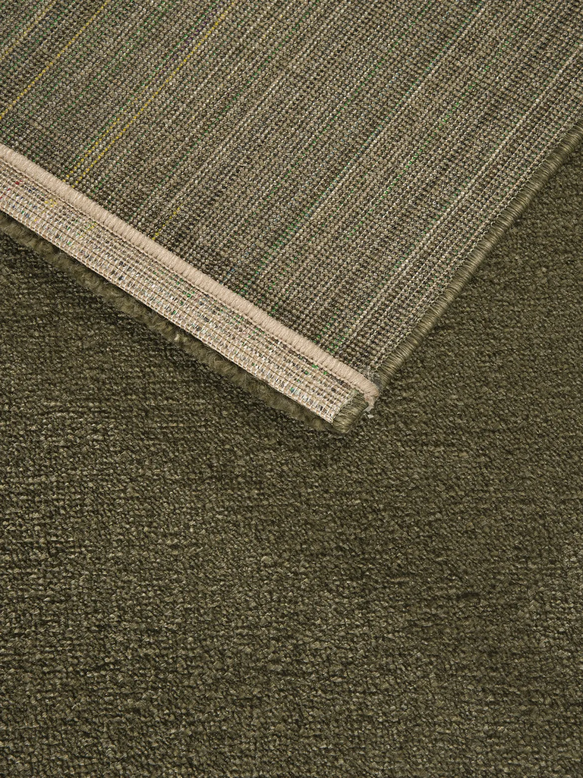 Marten Hochflor-Teppich, Olive