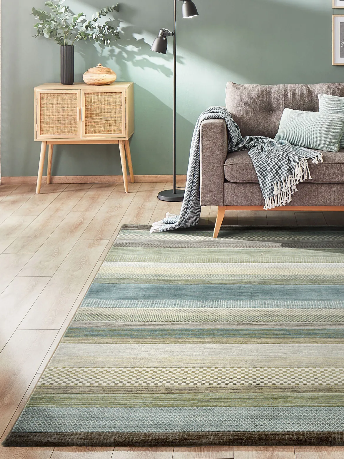 Maturin Moderner Teppich, Ocean