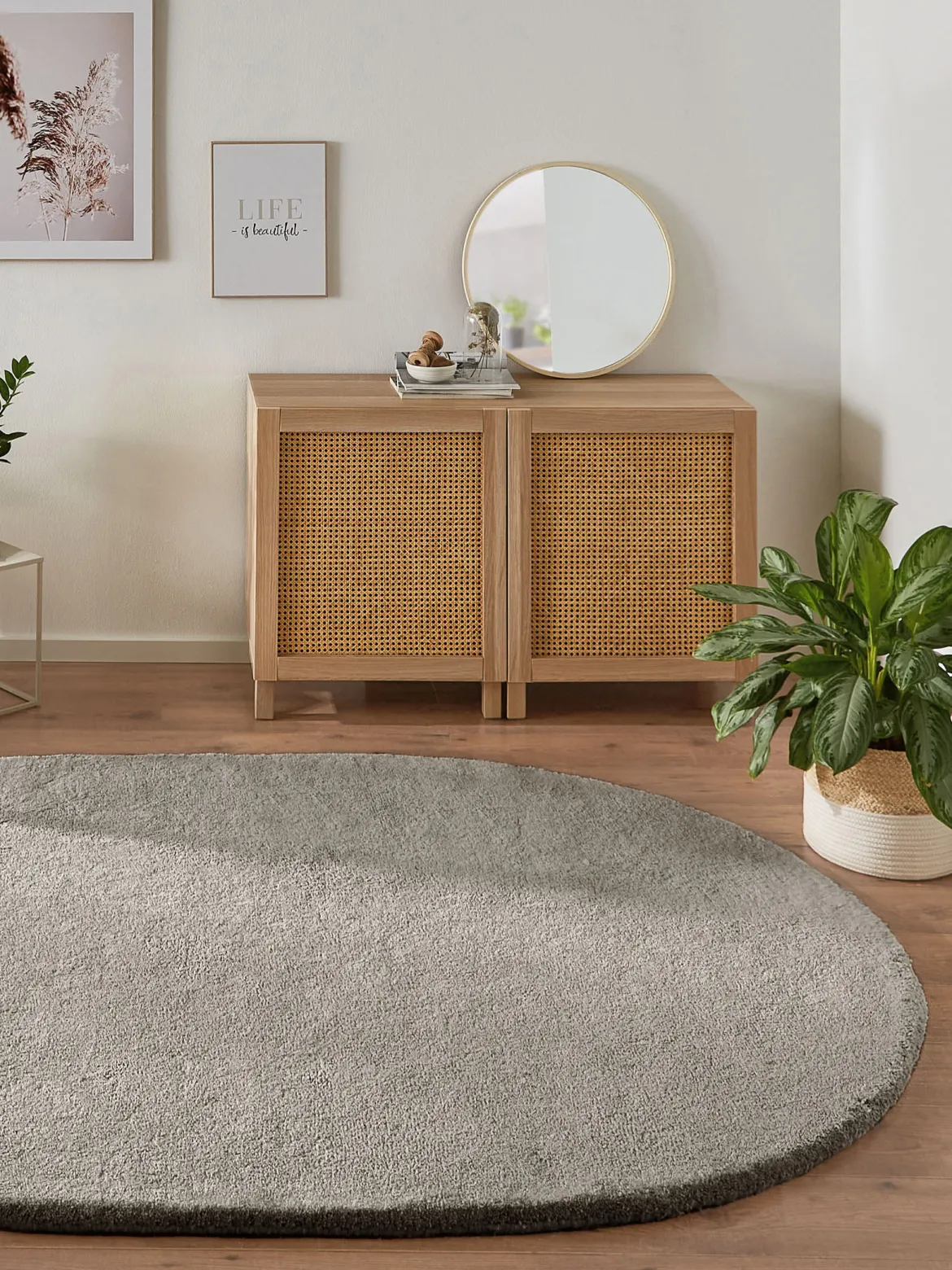Mavora Woll-Teppich, Stone Grey