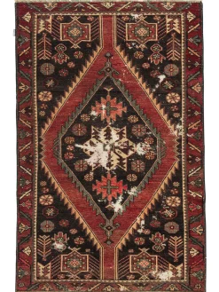 Mazlaghan Hamadan Vintage ca. 108 x 168 cm, Unikat / Einzelstück