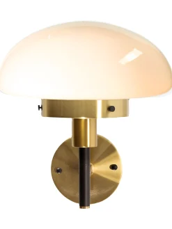 Melville Wandleuchte, messing/schwarz